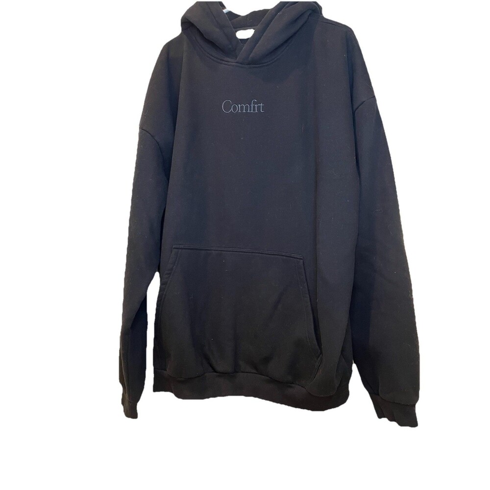 Comfrt Signature Hoodie in Onyx Black - Size 3XL